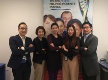 Alice, Alan, Eric, Maris and Virginia 正為「香港防癌會」籌款 Alice, Alan, Eric, Maris and Virginia 正為「香港防癌會」籌款